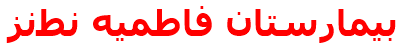بيمارستان فاطميه نط‌نز